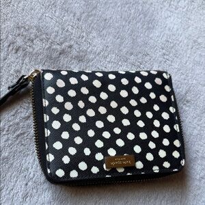 Kate Spade Black and White Dotted Wallet